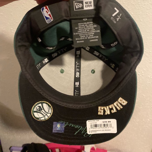 NWT New Era Milwaukee Bucks 7 1/4 Hat - Picture 6 of 8